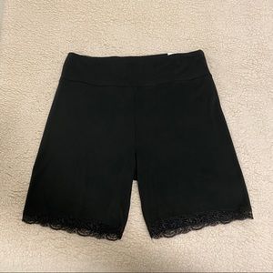 nwt american eagle lace trim bike shorts